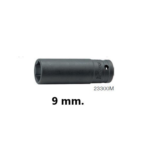 SKI - สกี จำหน่ายสินค้าหลากหลาย และคุณภาพดี | KOKEN 23300M-9 ลูกบ๊อกอินดัสเตรียล ยาว 3/8นิ้ว-6P-9mm.